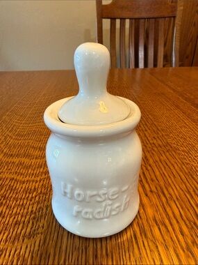 Vintage White Hall marked 263 Horseradish Ceramic Jar
